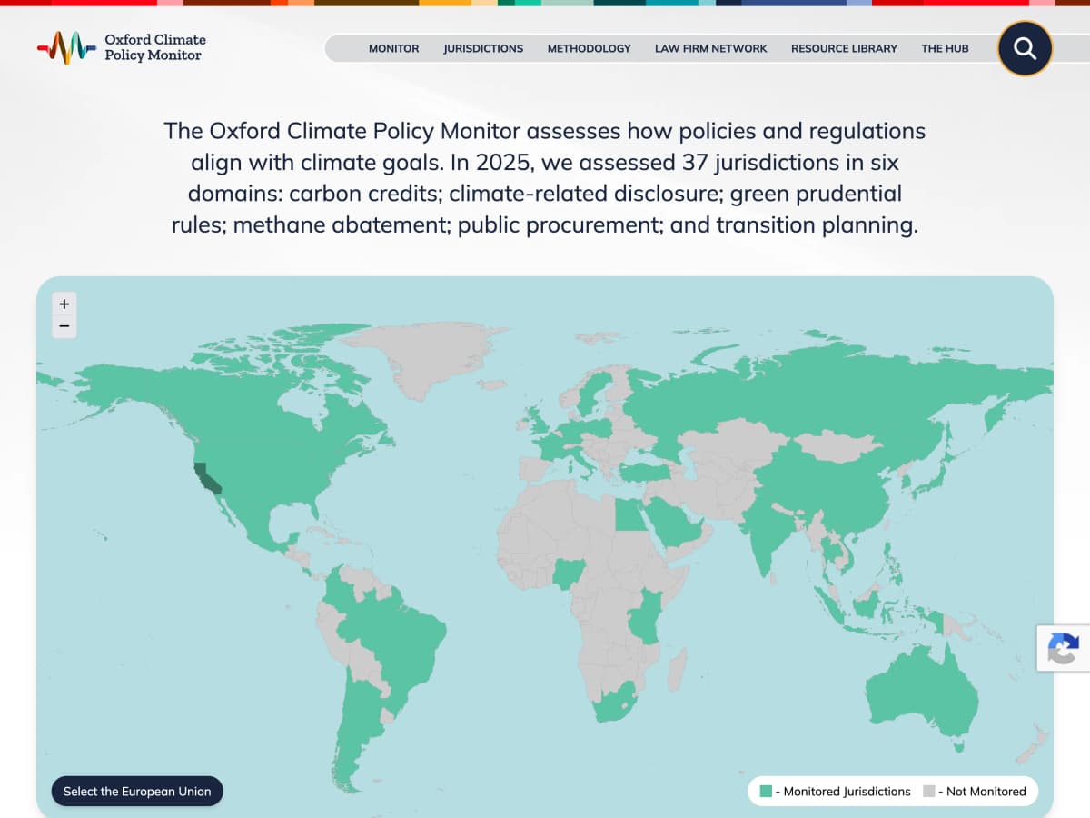 Climate Policy Monitor goes live